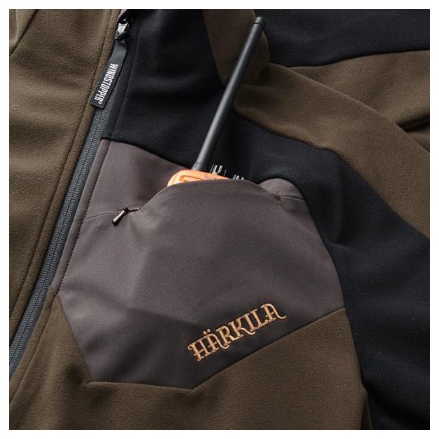 Harkila Thor Fleece Jacket Brown Black XL